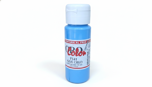 [7590015008632] PINTURA AL FRIO 60CC F141 AZUL CIELO MARCA ORO COLOR   