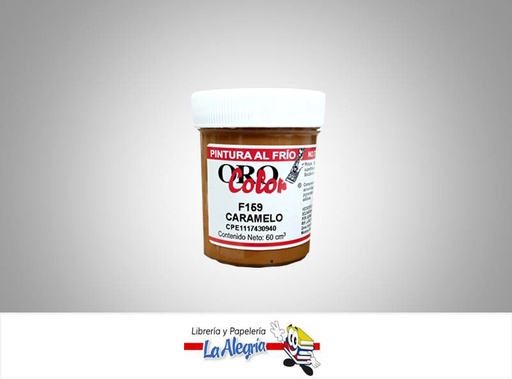 [7590015008816] PINTURA AL FRIO 60CC F159 CARAMELO MARCA ORO COLOR   