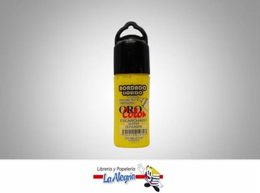 [7590015010703] BORDADO LIQ ESC LE312 32,5CC AGATA MARCA ORO COLOR   