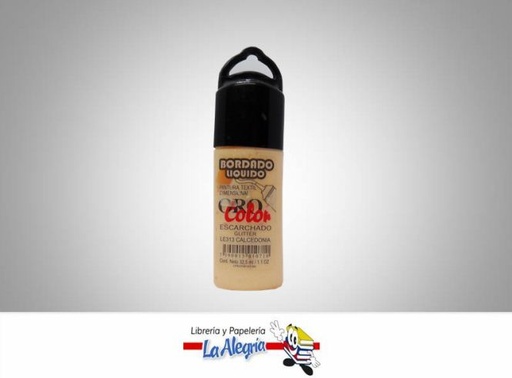 [7590015010710] BORDADO LIQ ESC LE313 32,5CC CALEDONIA MARCA ORO COLOR   