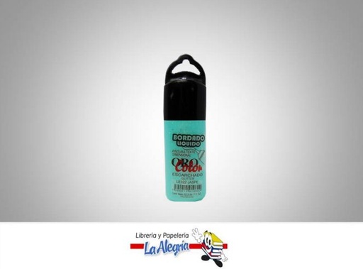 [7590015010802] BORDADO LIQ ESC LE322 32,5CC JASPE MARCA ORO COLOR   