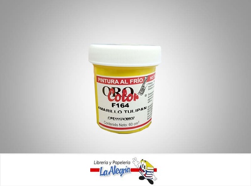 [7590015016101] PINTURA AL FRIO 60CC F164 AMARILLO TULIP    
