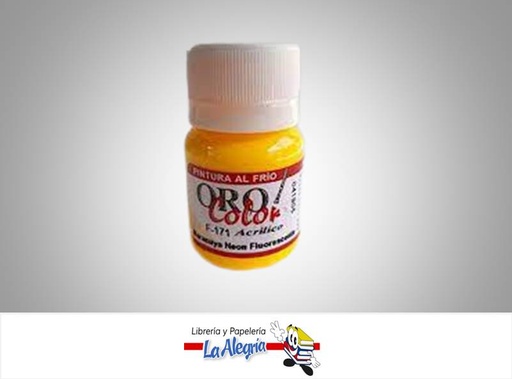 [7590015036208] PINTURA PARA TELA TX402 30CC MARACUYA NEON MARCA ORO COLOR