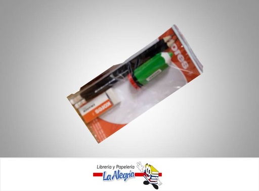 [7590033011331] LAPIZ GRAFITO REDONDO N°2 HB PAQ 2 UND CON B MARCA KORES