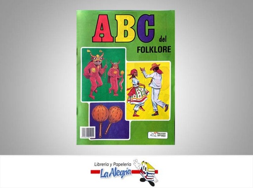 [7590620051054] CARTILLA ABC FOLKLORE  TEMATICA EDUCACION   EDITORIAL VALCAR EDITORES