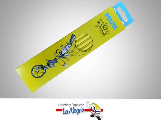 [7591147000334] LAPIZ GRAFITO REDONDO N2HB CAJA MARCA SOLITA   