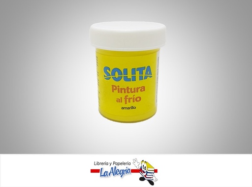 [7591147015048] PINTURA AL FRIO 60ML AMARILLO MARCA SOLITA   