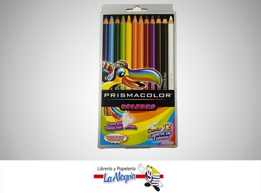 [7591163302030] LAPICES DE COLORES 12 COLORES MARCA PRISMACOLOR   