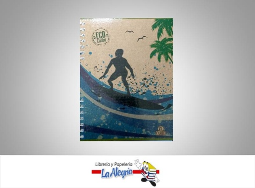 [7591175023725] LIBRETA ESPIRAL 20,5X26,5CM 6 MAT    