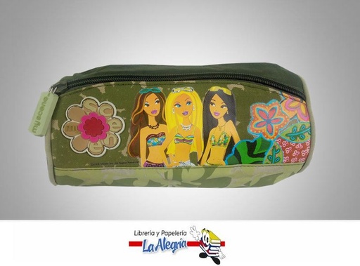 [7591207021958] CARTUCHERA LONA C/CIERR MY SCENE 22X12CM MARCA JETBAG   