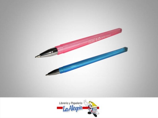 [7591213003894] BOLIGRAFO C/TAPA 1.0MM AZUL UND MARCA L.O.   