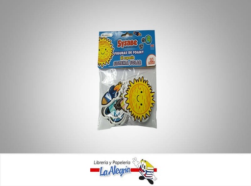 [7591213011561] FIGURA FOAMI ADHESIVA SISTEMA SOLAR MARCA SYSABE   