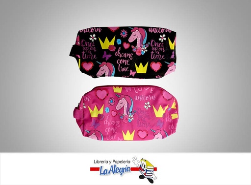 [7591213017891] CARTUCHERA OVAL UNICORNIO MARCA SYSABE   