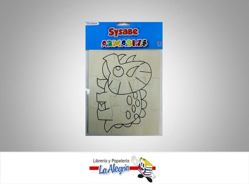 [7591213019260] JUEGO DIDACTICO ARMABLE DINOSAURIO MARCA SYSABE   