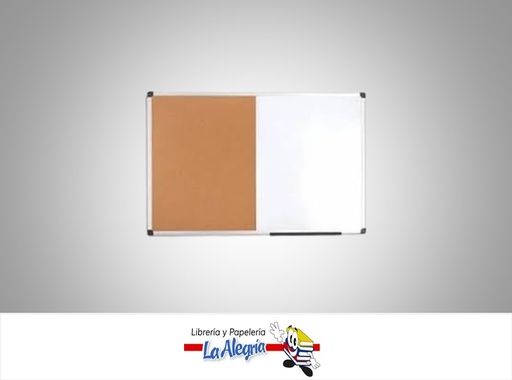 [7591213022413] PIZARRA CORCHO/ACRILICA ALUMINIO 60X45 CM MARCA SILO   