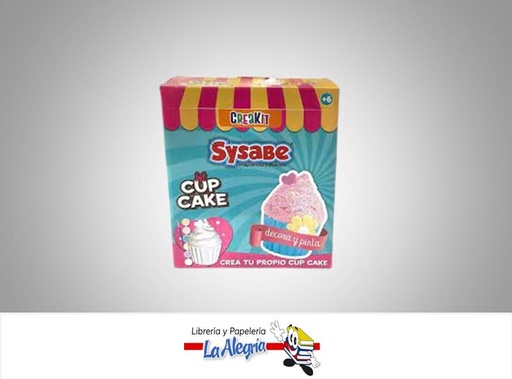 [7591213022833] FIGURA PARA PINTAR CUP CAKE MARCA SYSABE   