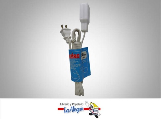 [7591506020126] EXTENSION ELECTRICA DOMESTICA 3.60MTS MARCA ARRIGO   