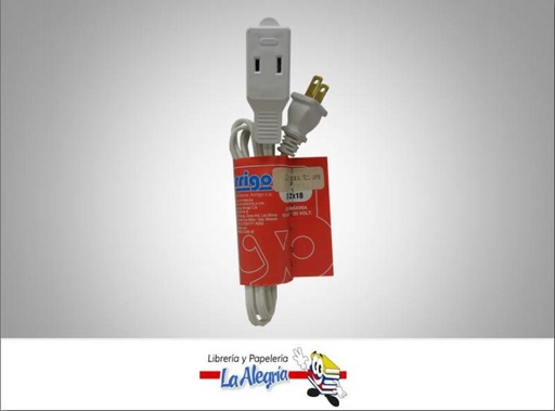 [7591506096213] EXTENSION ELECTRICA DOMESTICA 2MTS MARCA ARRIGO   