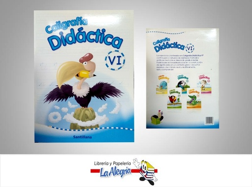 [7591524011236] CALIGRAFIA DIDACTICA VI  TEMATICA EDUCACION AUTOR PARRA. ADRIANA EDITORIAL EDITORIAL SANTILLANA