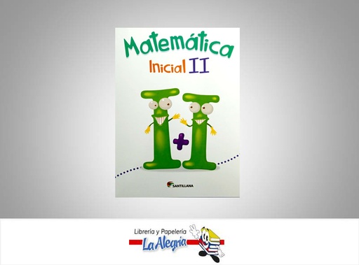 [7591524013360] MATEMATICA INICIAL II NUEVA EDICION  TEMATICA MATEMATICA AUTOR NAVARRO CARMEN EDITORIAL SANTILLANA