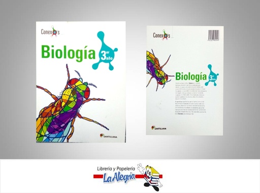 [7591524014541] BIOLOGIA 3 AÑO CONEXOS TEMATICA BIOLOGIA AUTOR NAVARRO CARMEN EDITORIAL SANTILLANA