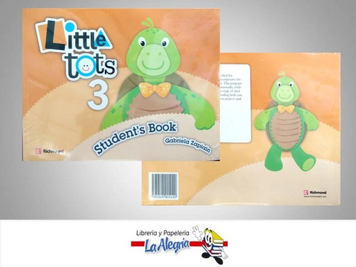 [7591524015142] LITTLE TOTS STUDENT'S STUDENT BOOK3  TEMATICA IDIOMAS AUTOR ZAPIAIN GABRIELA EDITORIAL RICHMOND