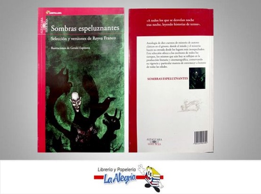 [7591524015302] SOMBRAS ESPELUZNANTES  TEMATICA ANTOLOGIAS AUTOR FRANCO REYVA EDITORIAL ALFAGUARA