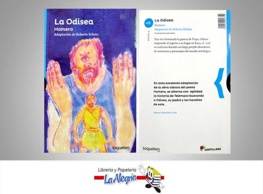 [7591524016712] LA ODISEA  TEMATICA NOVELA CLASICA AUTOR HOMERO EDITORIAL SANTILLANA