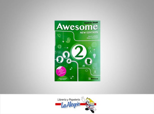 [7591524016958] NEW AWESOME 2 STUDENT BOOK  AUTOR RICHMOND EDITORIAL IDIOMAS