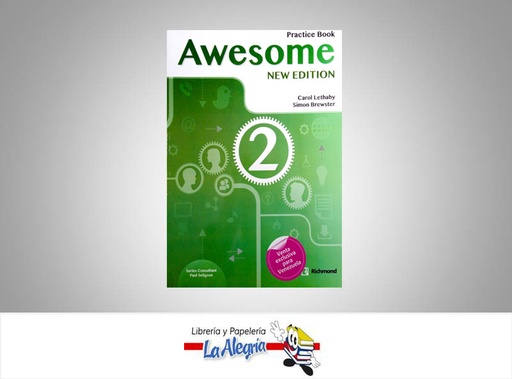 [7591524016996] NEW AWESOME 2 PRACTICE BOOK TEMATICA INGLES AUTOR LETHABY CAROL/BREWSTER S EDITORIAL RICHMOND