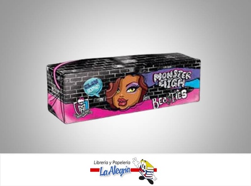 [7591525085816] CARTUCHERA RECTANGULAR MONSTER HIGH MARCA CAPI   