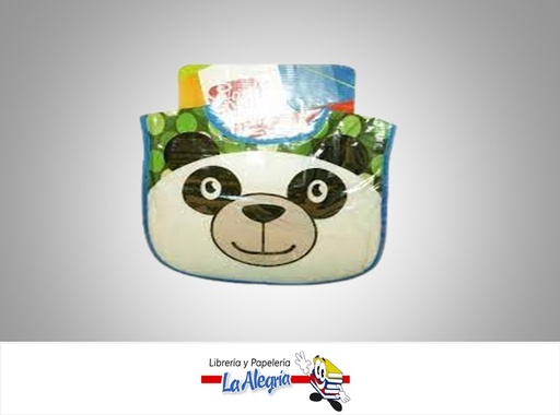 [7591525105149] BABERO PLASTICO 30X27 CM PANDA MARCA CAPI   