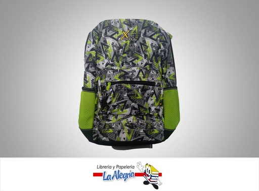 [7591525120920] MORRAL GRANDE ESTAMPADO VERDE MARCA CAPI   