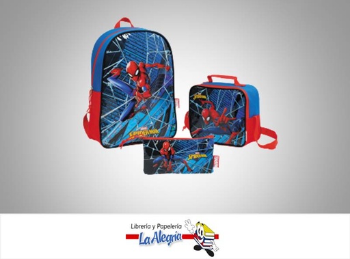 [7591525125314] MORRAL/CARTUCHERA/LONCHERA SPIDERMAN MARCA CAPI   