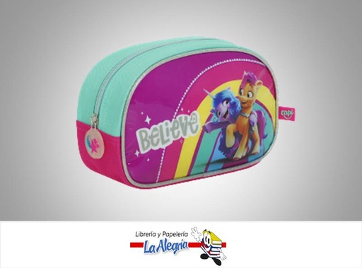 [7591525128162] CARTUCHERA OVALADO MY LITTLE PONNY MARCA CAPI   