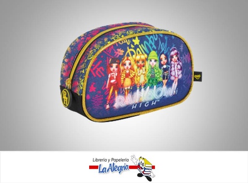 [7591525128667] CARTUCHERA OVALADO RAINBOW HIGH MARCA CAPI   