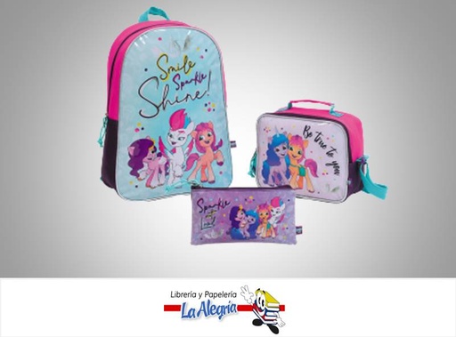 [7591525128933] MORRAL/CARTUCHERA/LONCHERA MY LITTLE PON MARCA CAPI   