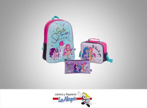 [7591525128957] MORRAL/CARTUCHERA/LONCHERA MY LITTLE PON MARCA CAPI   