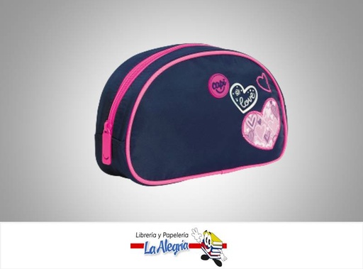 [7591525129282] CARTUCHERA OVALADO JOY DARK BLUE MARCA CAPI   