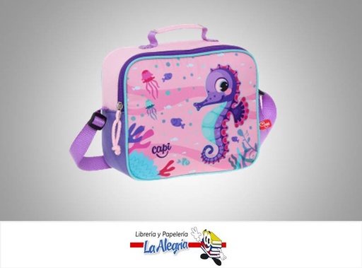 [7591525129435] LONCHERA TERMICO KID CABALLITO DE MAR 12310102 MARCA CAPI