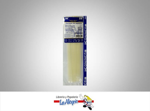 [7591594783590] TIRRAP 250X3,6MM 20 PZA TRANSPARENTE MARCA COINCA   