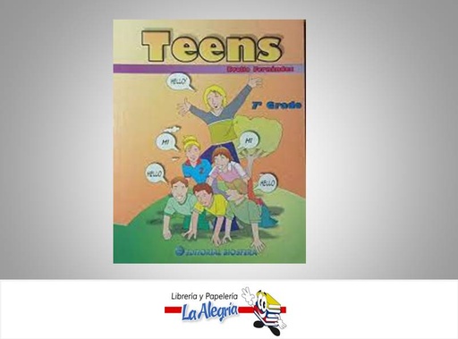 [7591601007091] TEENS 7 GRADO  TEMATICA ingles AUTOR EVELIO FERNANDEZ EDITORIAL ROS MARY MARTINEZ