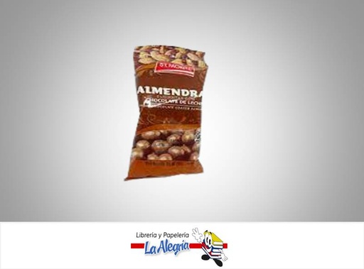 [7591720030307] ALMENDRAS GRAGREADOS 40 GR CHOCOLATE DE MARCA ST.MORITZ   