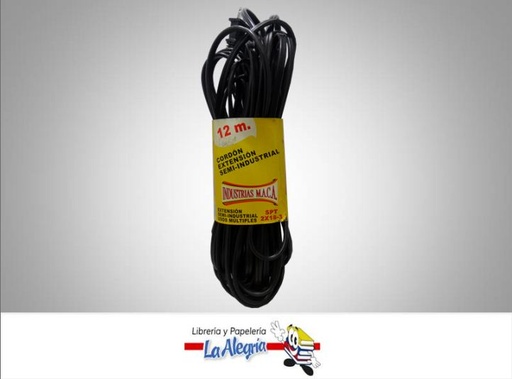 [7591757000137] EXTENCION ELECTRICA SEMI/INDUST 12MTS MARCA INDUSTRIAS MACA   