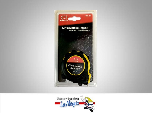 [7592032011503] CINTA METRICA 3M X 5/8'' TAPE MEASURE MARCA FERMETAL   