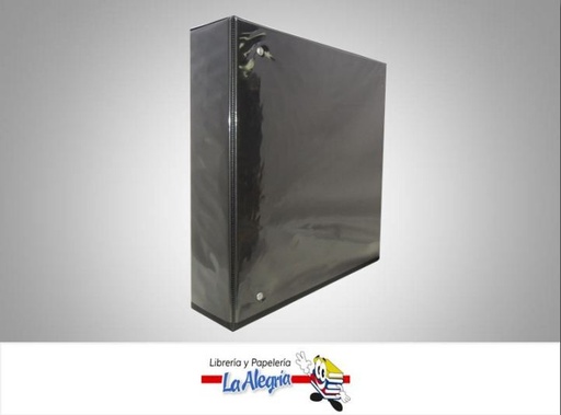 [7592271000122] CARPETA 3 AROS 2" CARTA NEGRO MARCA OSLO   