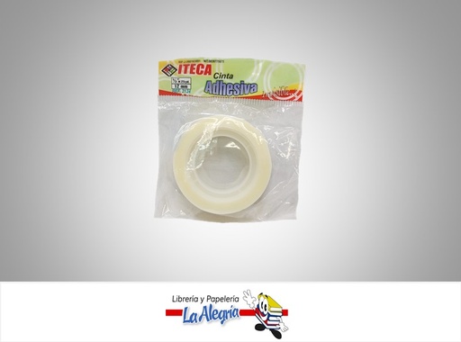 [7592302026190] CINTA PLASTICA INVISIBLE 12 X22.86MM MARCA ITECA   