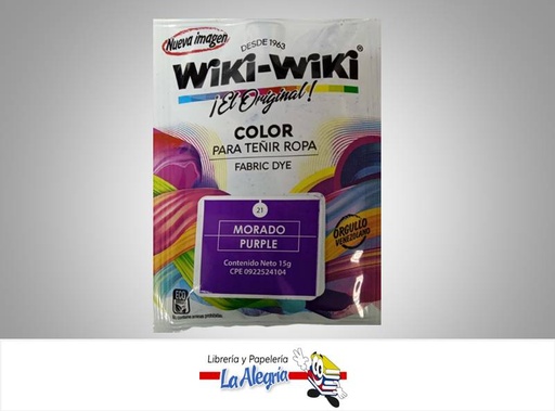 [7592340000052] WIKI-WIKI MORADO 15 G UND MARCA WIKI-WIKI   