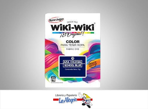 [7592340000091] WIKI-WIKI AZUL COLEGIAL 15G UND MARCA WIKI-WIKI   