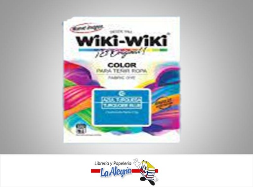 [7592340000152] WIKI-WIKI AZUL TURQUESA 15 G UND MARCA WIKI-WIKI   